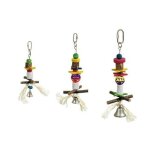 Karlie 88562 jouet en bois et pierre ponce pour oiseaux bird's world 32 cm