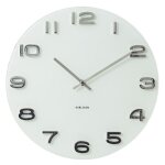 Karlsson ka4402 horloge murale et de table horloge � quartz cercle blanc