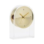 Kartell horloge de table air du temps (cristal / or - techno - polym�res termoplastique)