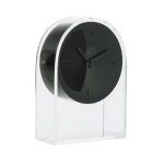 Kartell horloge de table air du temps (cristallo / noir - techno - polym�res termoplastique)