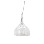 Kartell lampe a suspension e' e (cristal - polycarbonate 2. 0 a partir de mati�re premi�re renouvelable) ...