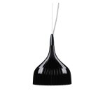 Kartell lampe a suspension e' e (opaque noir - polycarbonate 2. 0 a partir de mati�re premi�re renouvelable) ...