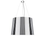 Kartell lampe a suspension g� ge (chrome - polycarbonate 2. 0 a partir de mati�re premi�re renouvelable) ...