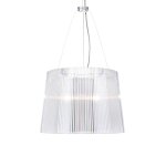 Kartell lampe a suspension g� ge (cristal - polycarbonate 2. 0 a partir de mati�re premi�re renouvelable) ...