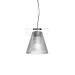 Kartell lampe a suspension light - air (version sculpt� transparent - technopolym�re thermoplastique ...