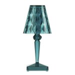 Kartell lampe de table big battery avec c�ble (bleu - pmma)