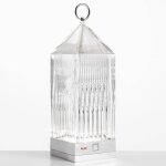 Kartell lantern lampe a poser led transparent ip54