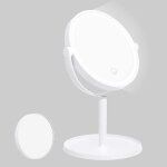 Kasimir miroir led maquillage miroir grossissement 5x miroirs de poche miroir lumineux maquillage avec ...