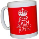 Keep calm mug (ecoutez justin bieber) Keep calm mug (ecoutez justin bieber)