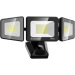 Kelinvmi projecteur led d'exterieur 120 w 12000 lm lumiere de securite led haute luminosite 4500 k lumiere ...
