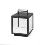 Kerala lampe baladeuse led d'ext�rieur rechargeable m�tal / verre h27cm