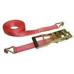 Kerbl 37144 sangle d'arrimage en 2 parties avec crochet 50 mm / 6 m / 4000 kg orange