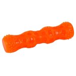 Kerbl squeaky b�tonnet de jeu pour chien orange 18 x 4 cm