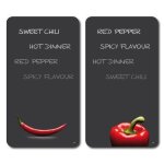 Kesper 36525 planche a d�couper en verre multifonction lot de 2 52 x 30 x 0, 9 cm