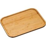Tableau de service - kesper - 58161 - bambou - 37, 5 x 27, 5 x 2 cm - compatible lave - vaisselle