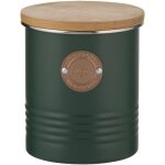 Kgabery - 1400. 030 bote a sucre en acier et bambou 1 l