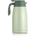 Kgabery - carafe isotherme a double paroi en acier inoxydable pour boissons chaudes et froides, 2 litres ...
