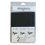 Kit de 2 filtres charbon actif friteuse pro 350 - 500 magimix 17027 Kit de 2 filtres charbon actif friteuse pro 350 - 500 magimix 17027