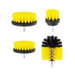Kit de 4 t�tes de brosse de nettoyage electrique multifonctions pour carrelage en c�ramique, moyeu de ...