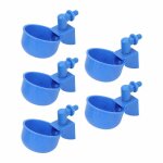 Kit d'abreuvoir a volaille automatique, 5 pices, coupelles en plastique pp pour pigeons g1 / 8 filetage ...