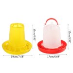 Kit d'alimentation et abreuvoir pour poules 203f, seau en plastique durable, conteneur d'eau alimenté ... Kit d'alimentation et abreuvoir pour poules 203f, seau en plastique durable, conteneur d'eau alimenté ...