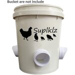 Kit d'alimentation pour volaille, 5 pi�ces, etanche, outils sp�ciaux pour elevage de poules