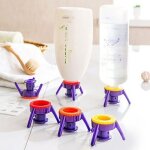 Kit de bouchons de bouteilles, support, liquide epais, facile a verser, kit de vidange de bouteilles, ...