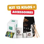 Kit caf� en grain lavazza vending 12kg + accessoires