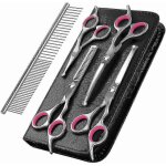 Kit de ciseaux de toilettage pour chiens, ciseaux a effiler de scurit professionnels, peigne