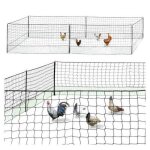 Kit clôture filet a poules 12 m avec porte 6 piquets double pointe Kit clôture filet a poules 12 m avec porte 6 piquets double pointe