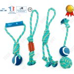 Kit corde chien balle chat indestructible jouet pas cher solide grand gros chihuahua noeud animaux de ...