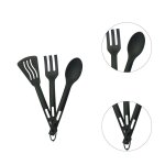 Kit de couverts rutilisables pour enfant, ensemble d'outils, cuillres a fente, serveur de ptes f2, ...