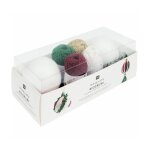 Kit de crochet ricorumi variation or ¿ boules de no�l festives x2 ¿ rico design