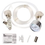 Kit de gnrateur de co2 avec diffuseur de valve, fournitures d'aquarium pour rservoir de poissons, ...