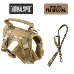 Kit de harnais tactique en nylon pour chat, patch de laisse pour chats et petits chiens, gilet militaire ... Kit de harnais tactique en nylon pour chat, patch de laisse pour chats et petits chiens, gilet militaire ...