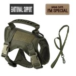 Kit de harnais tactique en nylon pour chat, patch de laisse pour chats et petits chiens, gilet militaire ... Kit de harnais tactique en nylon pour chat, patch de laisse pour chats et petits chiens, gilet militaire ...