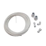 Kit lyre arrivee d'eau : tuyau (6m) + raccords ukt001 pour rfrigrateur, conglateur - 484000008590, ...