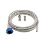 Kit lyre arrivee d'eau : tuyau (6m) + raccords ukt001 rfrigrateur conglateur (484000008590 c00379990 ...