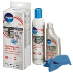 Kit nettoyant inox comprenant: une crème inox 250 ml + un polish inox 400 ml et un tissu microfibre 3m ... Kit nettoyant inox comprenant: une crème inox 250 ml + un polish inox 400 ml et un tissu microfibre 3m ...