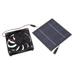 Kit de ventilateur à panneau solaire 50w, portable, alimenté pour serre, hangar, poulailler, maison pour ... Kit de ventilateur à panneau solaire 50w, portable, alimenté pour serre, hangar, poulailler, maison pour ...