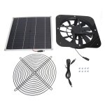Kit de ventilateur de panneau solaire, ventilateur d'extraction solaire 100w, panneau à énergie solaire ... Kit de ventilateur de panneau solaire, ventilateur d'extraction solaire 100w, panneau à énergie solaire ...