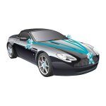 Kit voiture 5 pieces turquoise