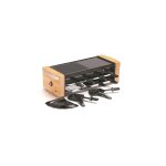 Kitchen chef - appareil  raclette 8 personnes 1200w kc. woodlux8