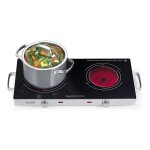 Kitchen chef - kcppv2800 - réchaud vitroceramique 2 feux 2800w Kitchen chef - kcppv2800 - réchaud vitroceramique 2 feux 2800w