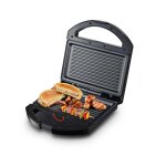 Kitchencook - k grill - grill panini �lectrique - 750w - rev�tement antiadh�sif - poign�e cool touch