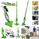 Klaiser balai vapeur vert 5 en 1 multifonctions - complet avec de nombreux accessoires