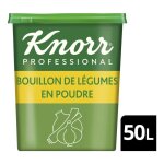 Knorr bouillon de l�gumes en poudre saveur intense, concentr� pour 50l, 1000g, assaisonnement naturel, ...