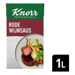 Knorr sauce au vin rouge liquide saveur intense pour viandes et plats gourmands 1000 ml
