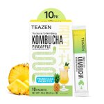Kombucha ananas pack de 10 sachets boisson instantan�e probiotique & pr�biotique au th� sans sucre v�g�talien ...