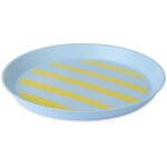 Koziol nora assiette de petit - d�jeuner rond bleu, jaune
